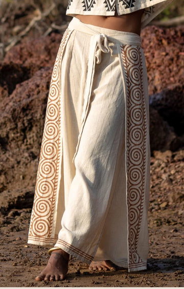 Thajské zavinovacie nohavice Fisherpants N