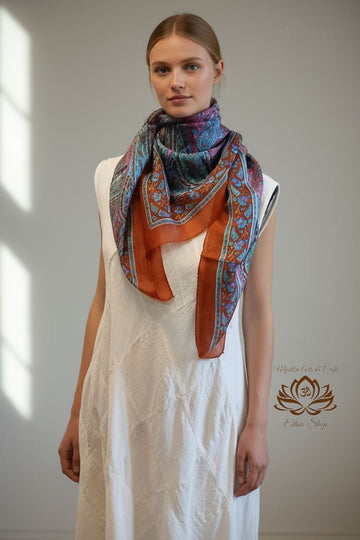 Hodvábna šatka Dalia 002