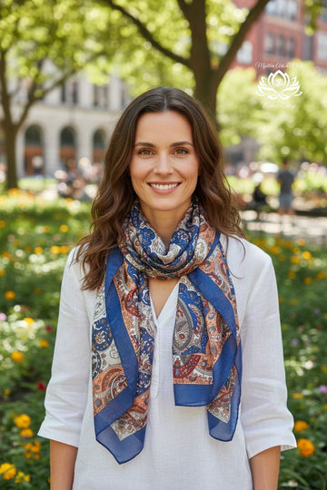 Hodvábna šatka Dalia 008