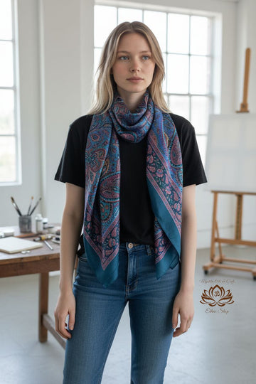 Hodvábna šatka Dalia 004