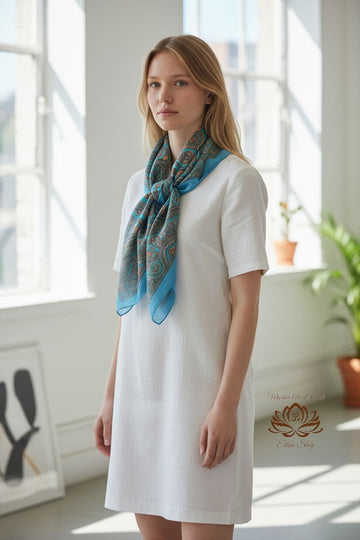 Hodvábna šatka Dalia 003