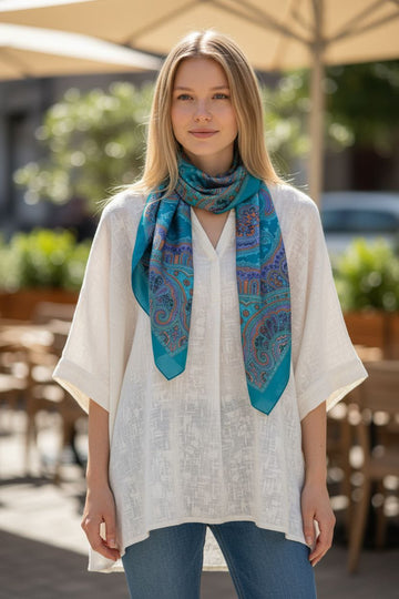 Hodvábna šatka Dalia 006