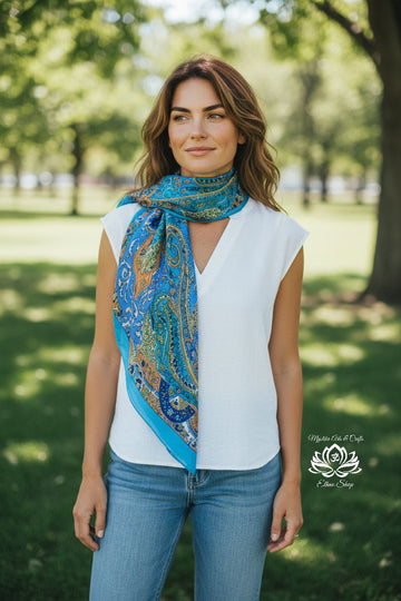 Hodvábna šatka Dalia 012