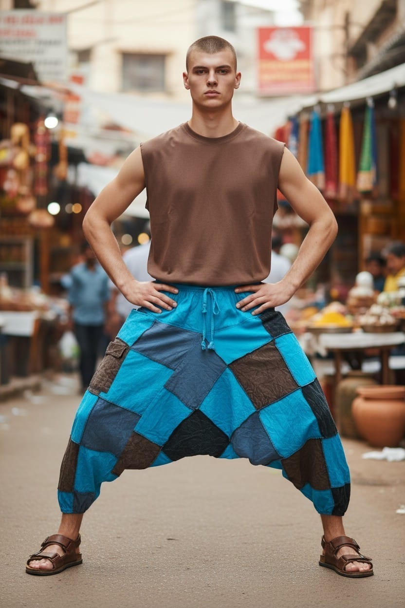 Aladinky unisex patchwork Odin