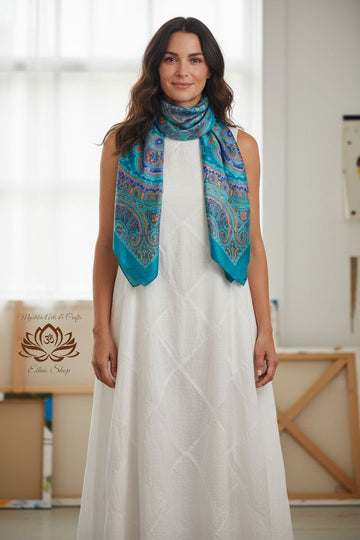 Hodvábna šatka Dalia 001