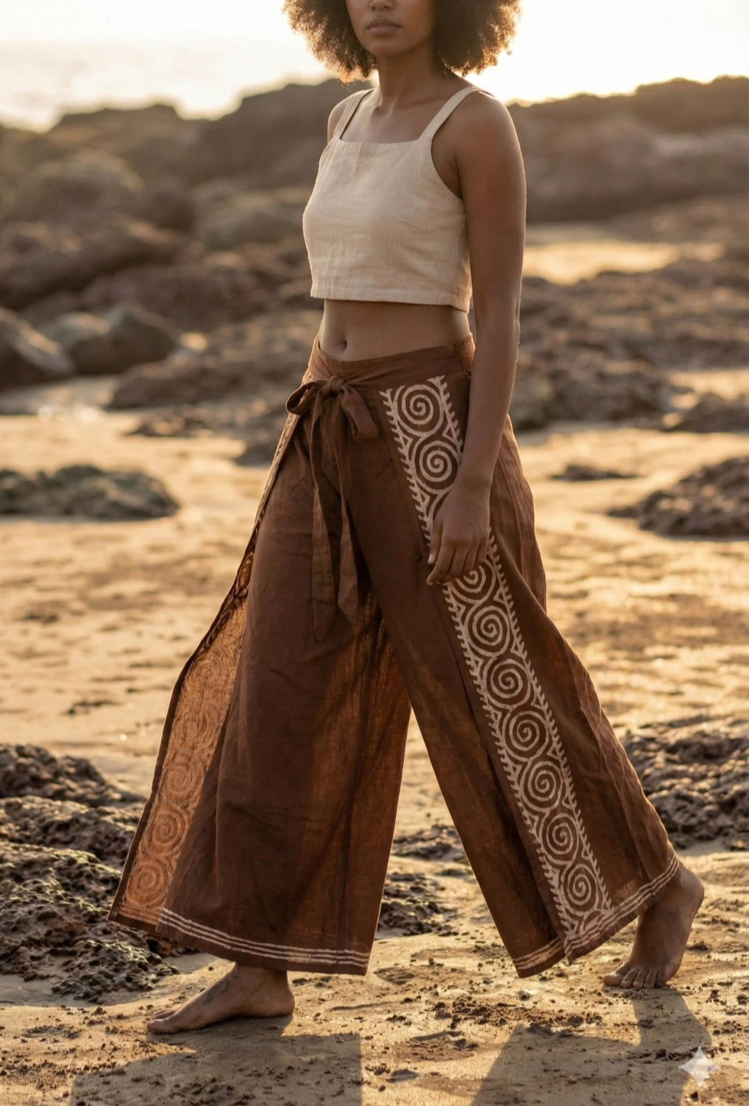 Thajské zavinovacie nohavice Fisherpants