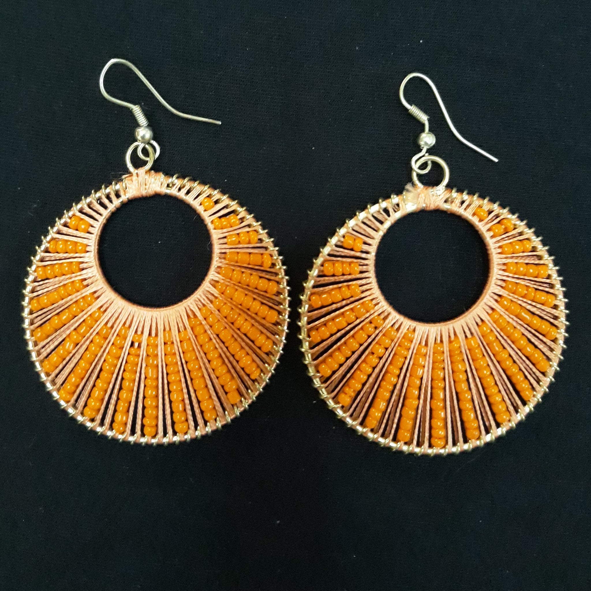 Rina earrings orange