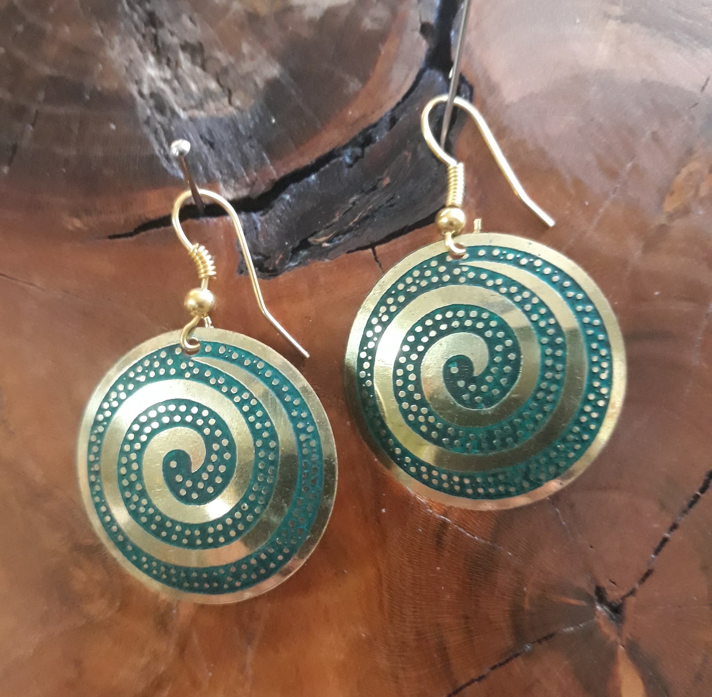 Spiral earrings