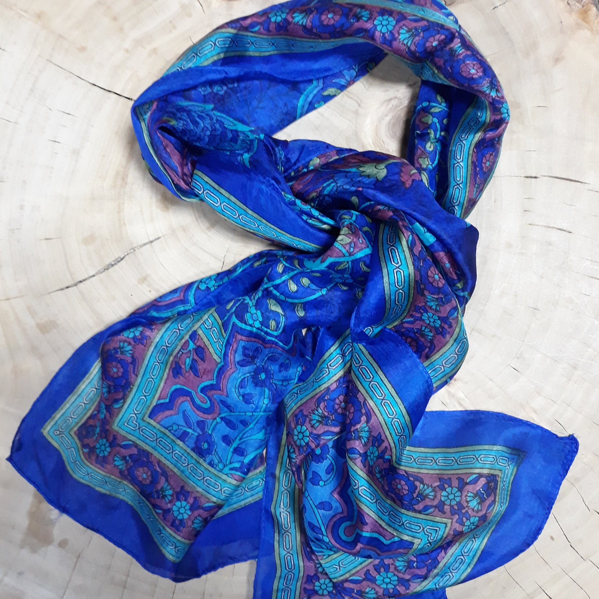 Baliya silk scarf