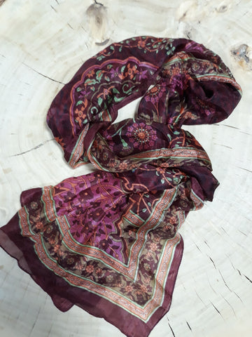 Baliya silk scarf