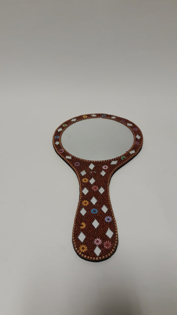 Bishakha mirror red