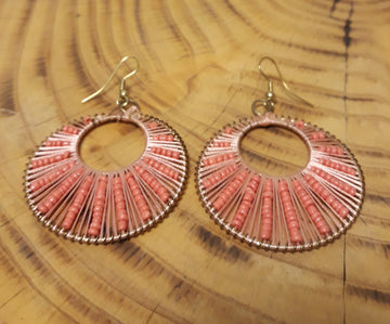 Earrings Rina pink