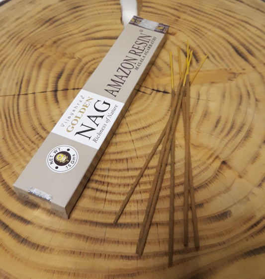 Incense sticks Golden Nag amazon resin