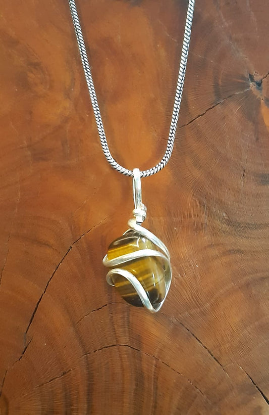 Tiger eye pendant 123