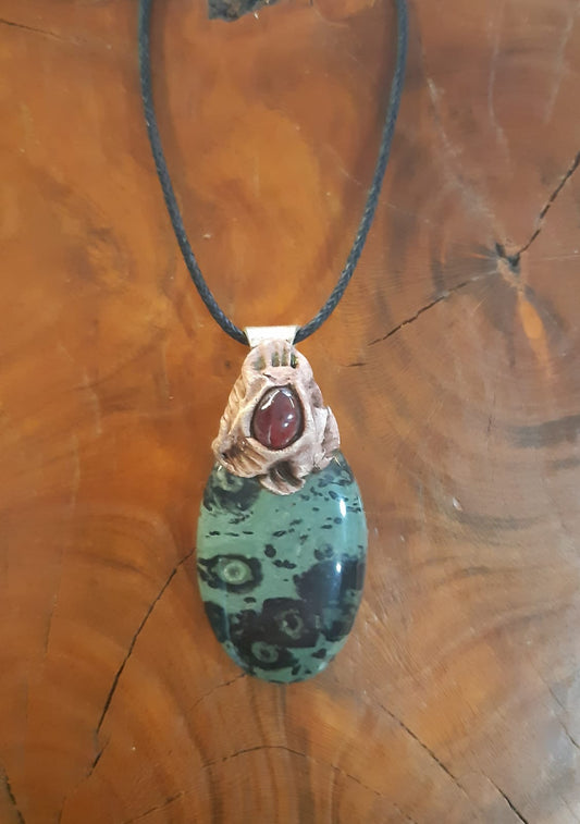 Jasper pendant 035