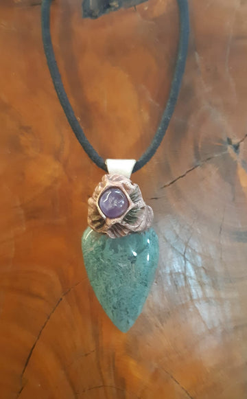 Agate pendant 003