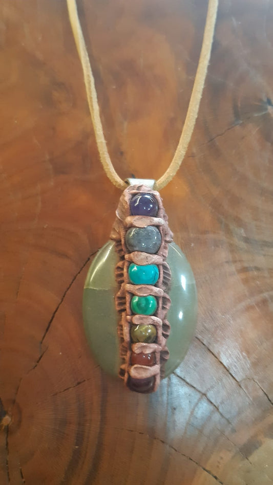 Pendant Chakra Agate 019